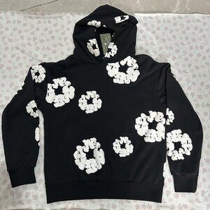 Denim Tears Black Kapok Foam Print Hoodie
